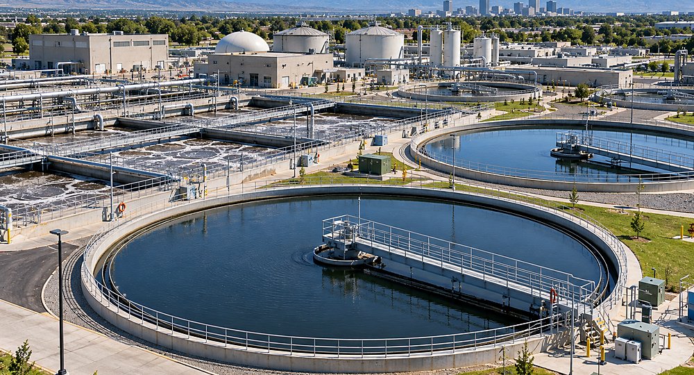 Municipal wastewater treatment